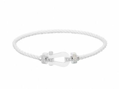 フォース10 MM ブレスレット セラミック ホワイトゴールド