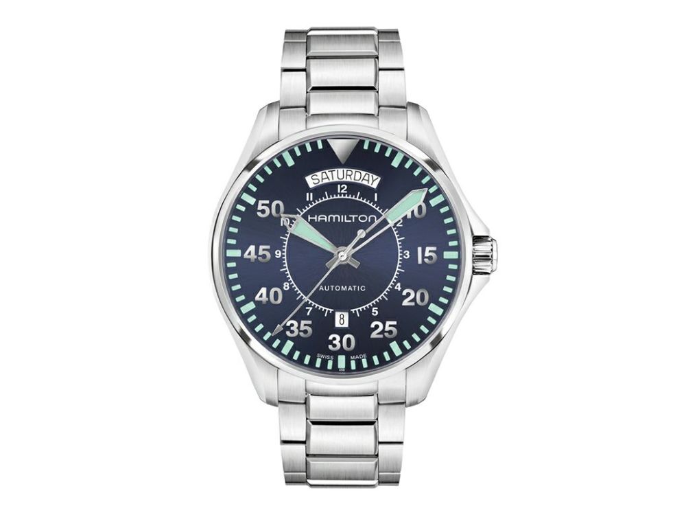 Hamilton カーキアビエーション PILOT DAY DATE AUTO HAMILTON】カーキ アビエーション Pilot Day Date Auto - 高級