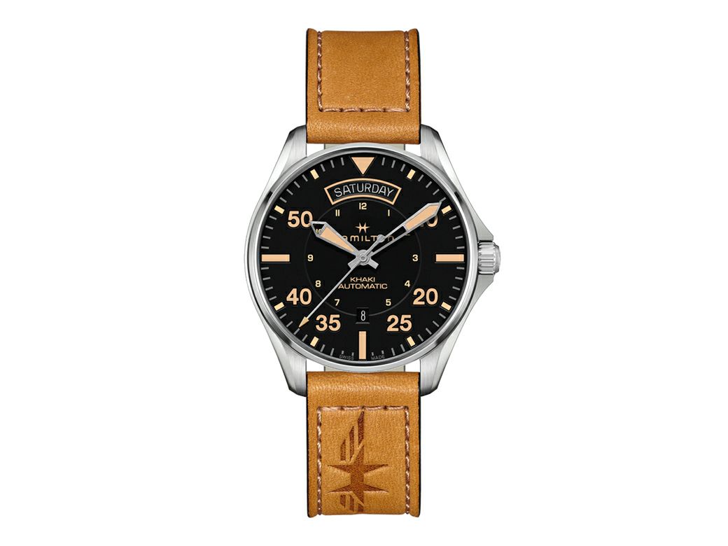 Hamilton カーキアビエーション PILOT DAY DATE AUTO カーキ アビエーション Pilot Day Date Auto - ダイヤルカラー
