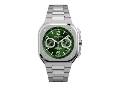 BR 05 CHRONO GREEN STEEL