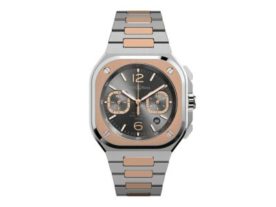 BR 05 CHRONO GREY STEEL & GOLD