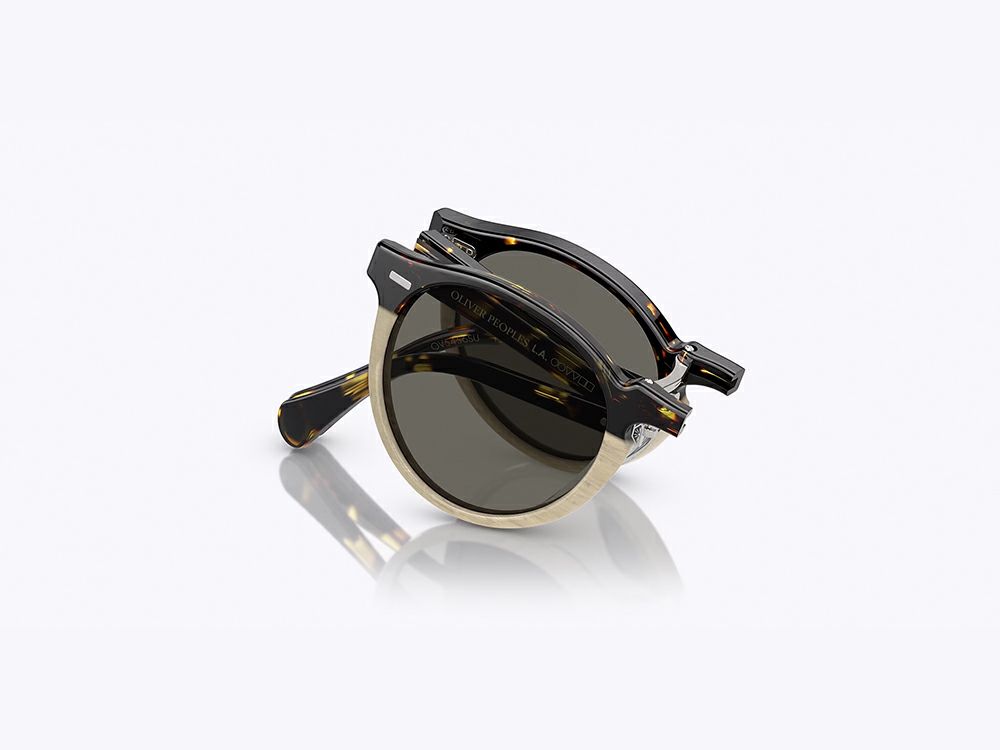 未使用 THOM BROWNE トムブラウン サングラス TB-106-A-BLK-GLD-50 TB  