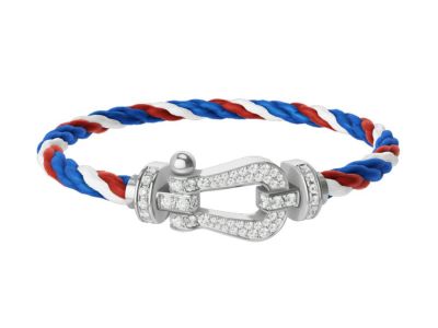 フォース10 ブレスレット 18K ホワイトゴールド　ダイアモンド　ラージモデル