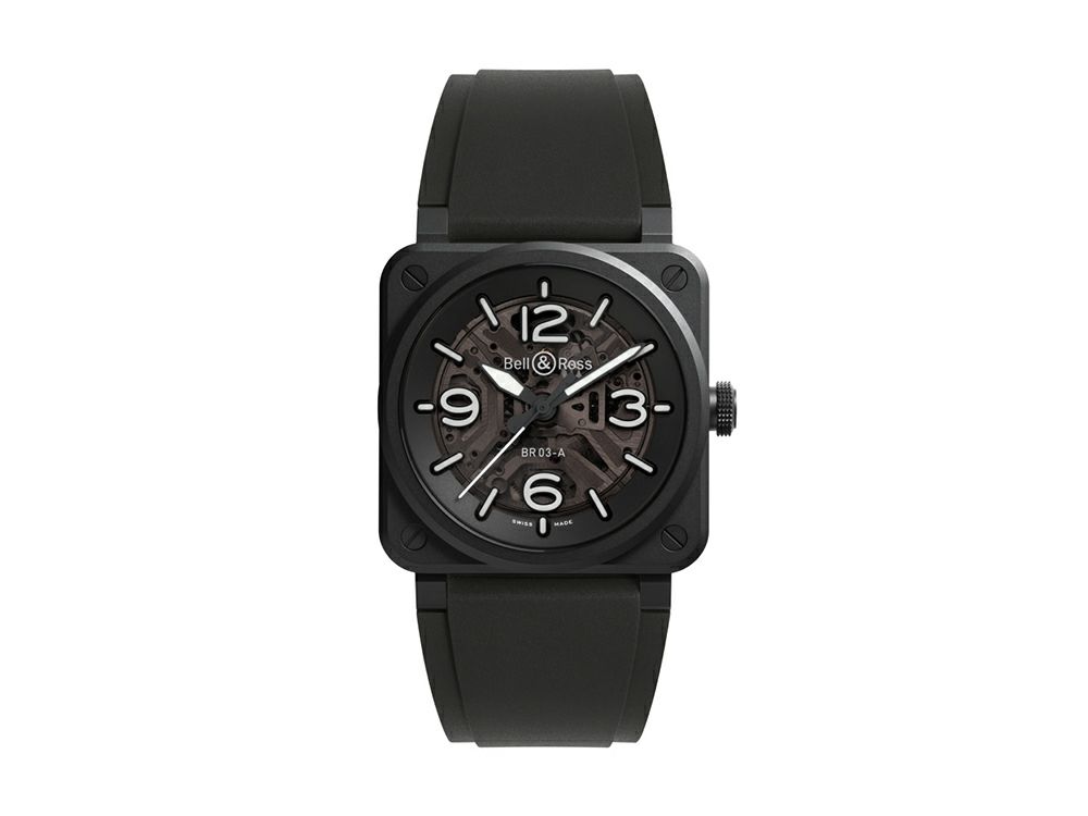Bell&Ross】BR-03 SKELETON BLACK CERAMIC | PROFESSIONAL | 岡山の  