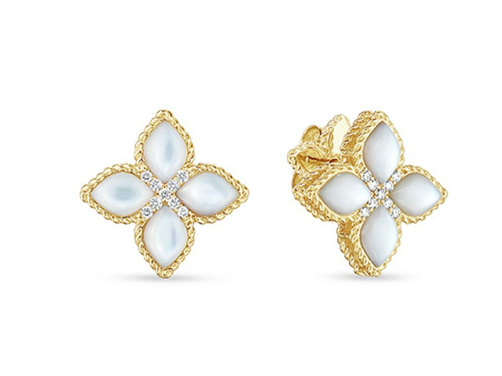 PRINCESS FLOWER VENETIAN イヤリング マザーオブパール | ピアス